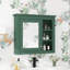 Meuble mural Uniontown avec miroir et 3 tablettes ouvertes-465973887