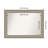 Sydney Silver Non-Beveled Framed Wall Mirror-118340325