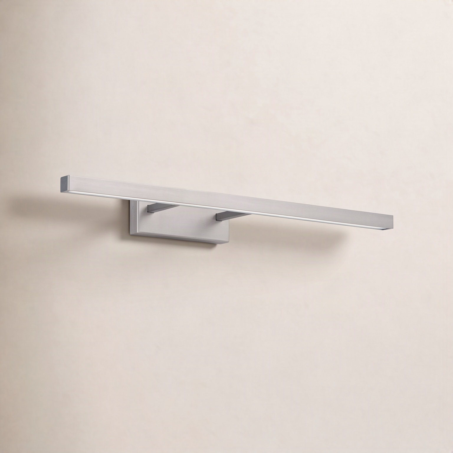 Rochelle Single Light Dimmable Vanity Light, Brushed Nickel, 3500K