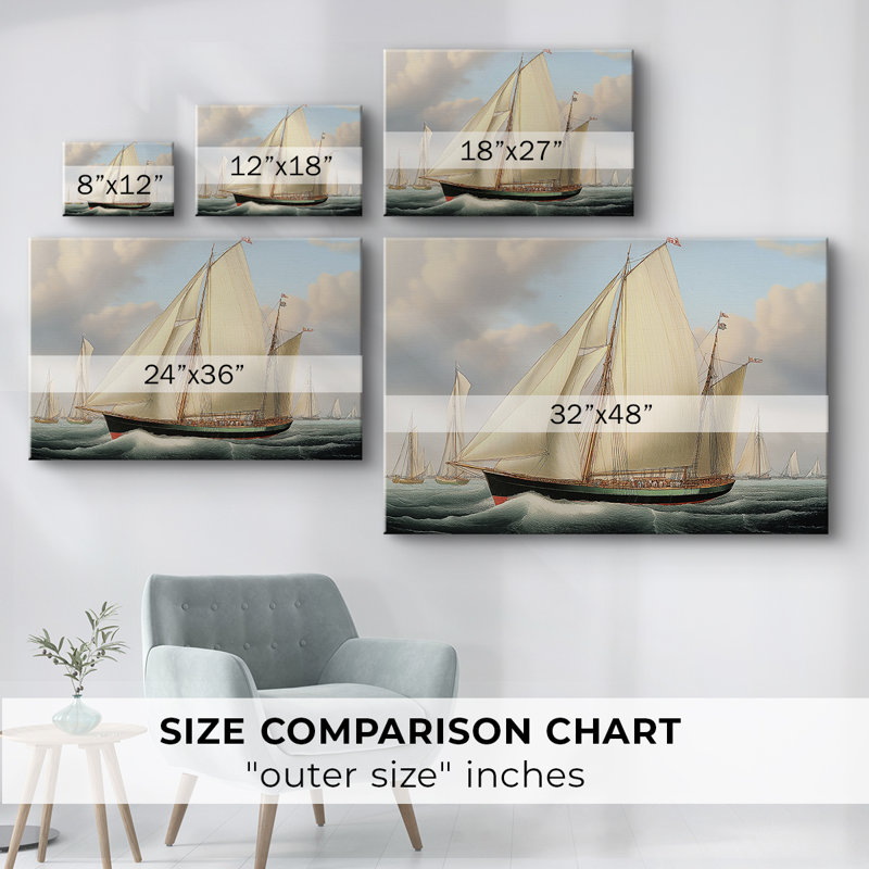 Série Nautical-CXIX - Cavas enveloppés de galerie, 32 x 48