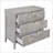 Cabinets, 3 Drawer American Style with Smooth Sliding Drawers &amp; Anti-Tip Device | Walnut Brown MDF | Bedroom