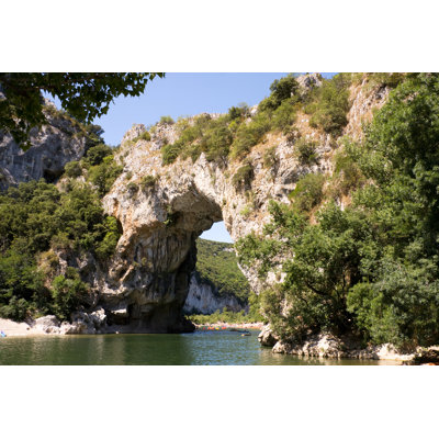 Vallon Pont D'arc - Wrapped Canvas Print