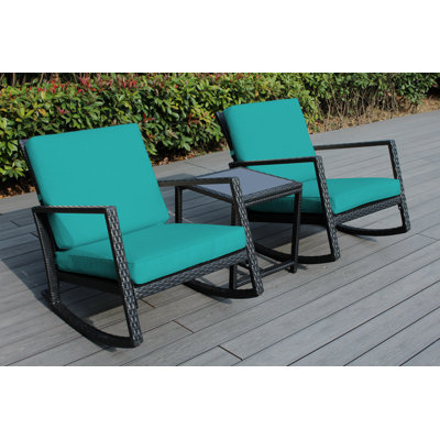 Eita 2 - Person Patio Conversation Set with Cushions