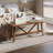 Fawaka 43"W Farmhouse Solid Wood Bench-2015454711
