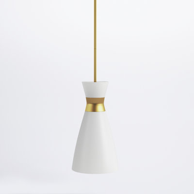 Agata Single Light Metal Steel Dimmable Pendant