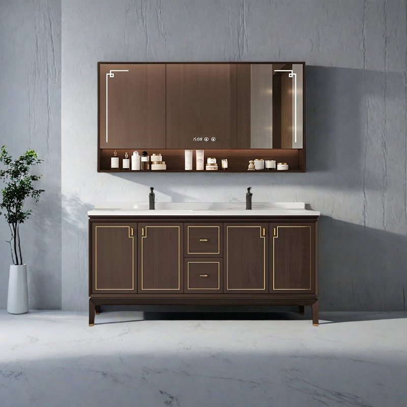 Armoire de salle de bain Mid Rock, H 31,49 po x l 66,92 po x P 21,65 po