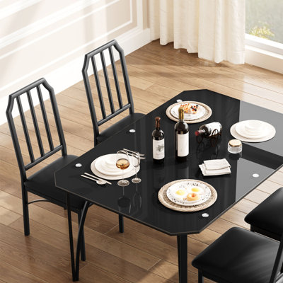 Smaya 4 - Person Four Leg Dining Set