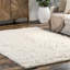 Tapis à poil long en laine Nemya