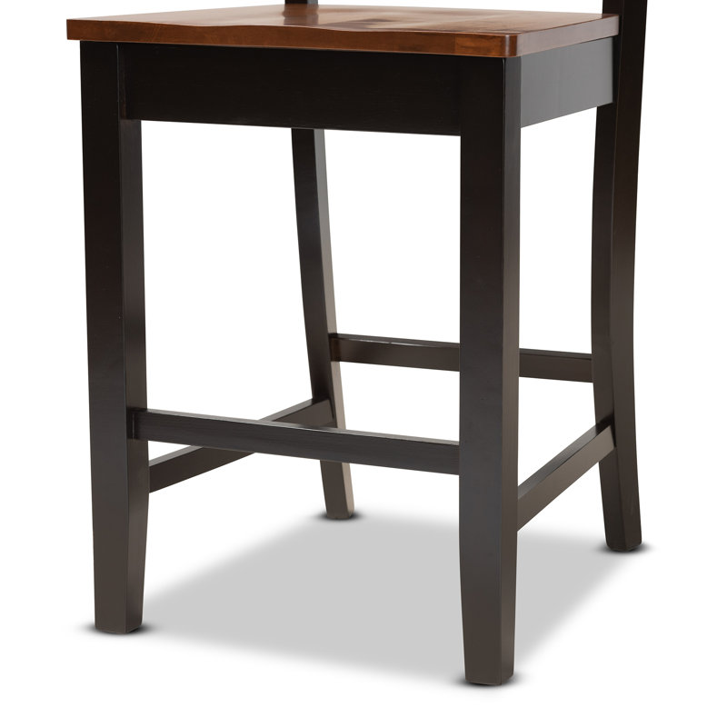 Solid Wood Counter Stool, Walnut