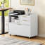 Armoire de rangement de bureau avec station de charge et tiroirs-26024149