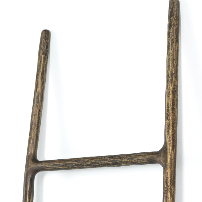 Element Boothe Ladder, Hammered Aged Brass