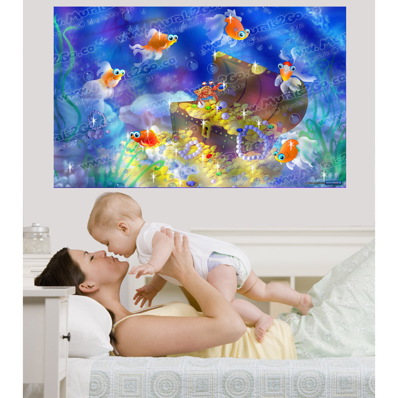 Adhésif décoratif trésor, H 44,5 po x l 72 po