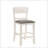 2Pc Transitional Upholstered Counter Height Dining Chair Bar Stools Wooden Furniture-812386479