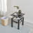 Ignasio Glass Top End Table-992602753-943674754-943674767