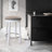 26" Counter Height 360° Swivel Wooden Upholstered Bar Stools For Kitchen, Dining, And Living Room(Set Of 2)-1285679694-1285679681