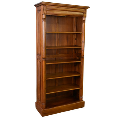 Nijaz Open Bookcase - Light Brown Walnut