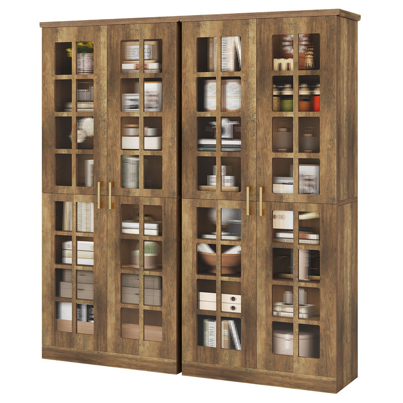 71" Storage Cabinet With Door & Adjustable Shelves