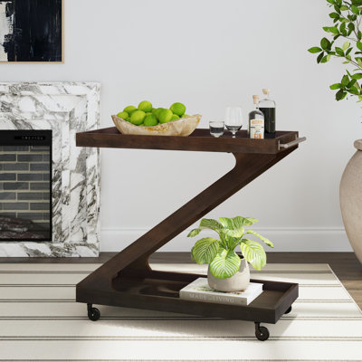 Jeidan Bar Cart by Latitude Run
