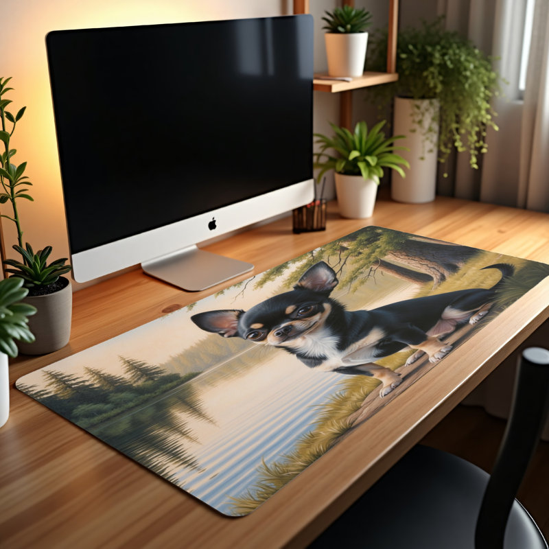 Polyester Desk Pad, 31.5x15.5