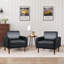 Fauteuil 34,25 po en similicuir capitonné-1259795058