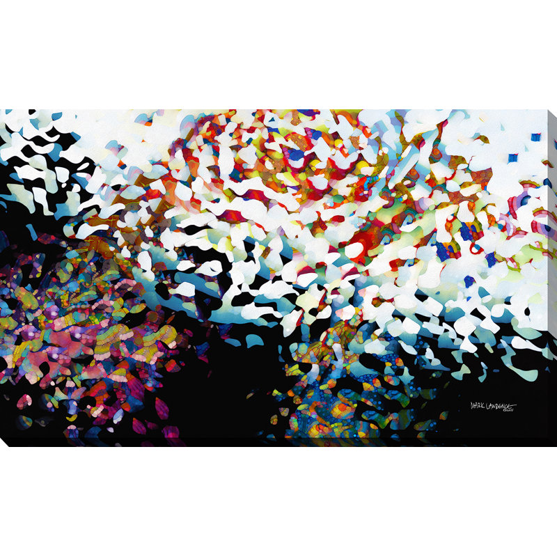 «acte 2:38. « relief », impression, Toile tendue, H 28 po x l 48 po x P 1,5 po