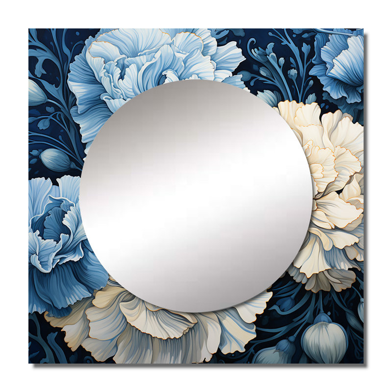 Miroir mural de salon Kaniyla, 29 po x 29 po
