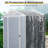 4x6 Resin Outdoor Storage Shed With Window Grey