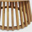 Table basse d'extérieur en bois d'acacia pour le patio, table basse ronde pour la cour arrière, pelouse, balcon, finition teck-1077729459