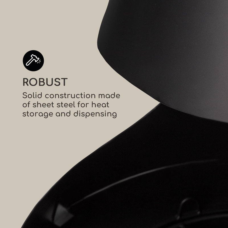 Round Steel Smokeless Chimnea