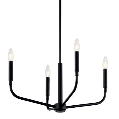 Luminaire suspendu 4 lumières Clairice