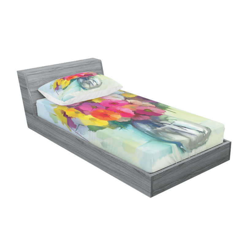 Microfiber Sheet Set, Twin XL Sheet Set with Fitted Sheet