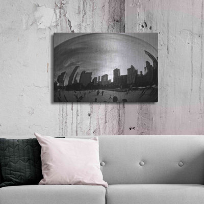 «The Bean Chicago BW» par Debra Van Swearingen