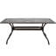 Table rectangulaire en fonte d’aluminium