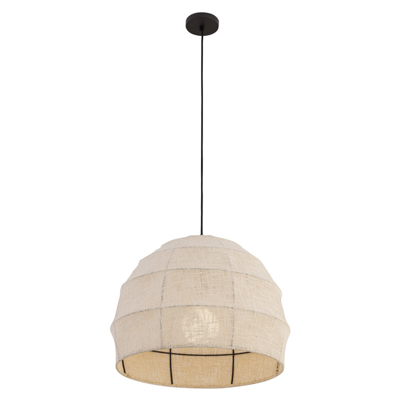 Luminaire suspendu 1 lumière Lunel 24 "