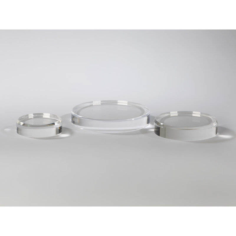 Round Acrylic Risers - Set of 3