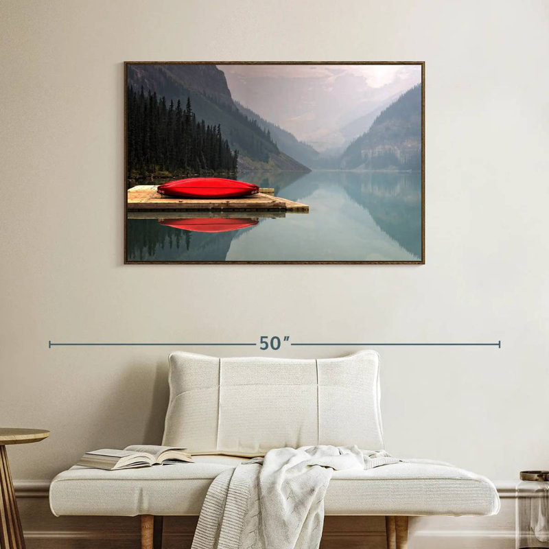 Mountain Lake Kayak, 40 po x 27 po, Cadre flottant en noyer