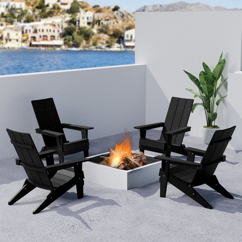 Foldable Outdoor Adirondack Set