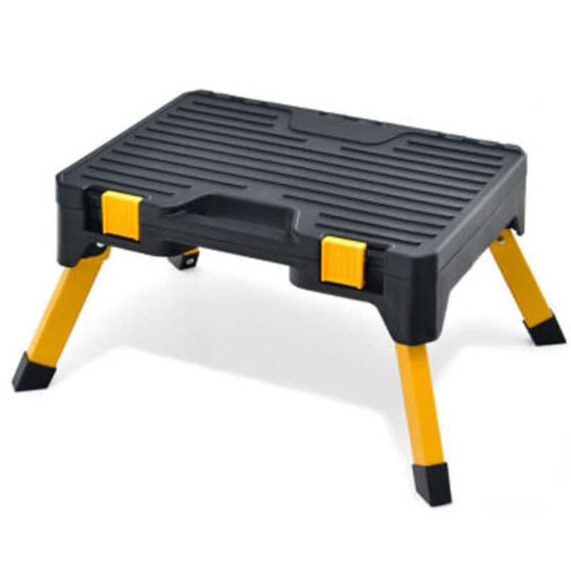 Tabouret de boîte à outils tout-en-un Milex - Asseyez-vous, rangez et travaillez facilement