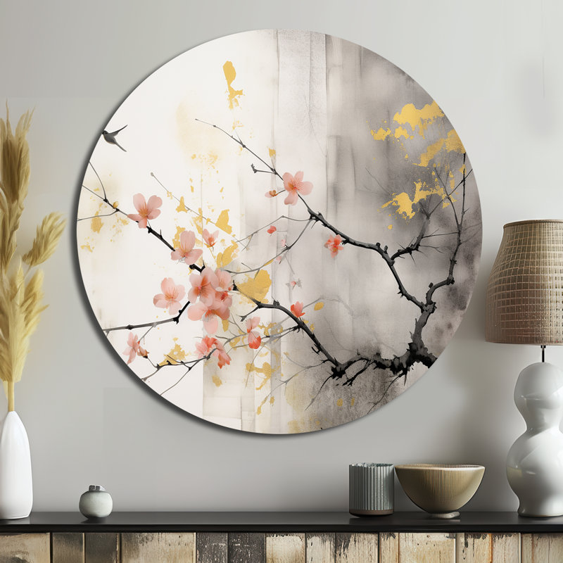 Art asiatique Sumi Blossom I - People, H 29 po x l 29 po