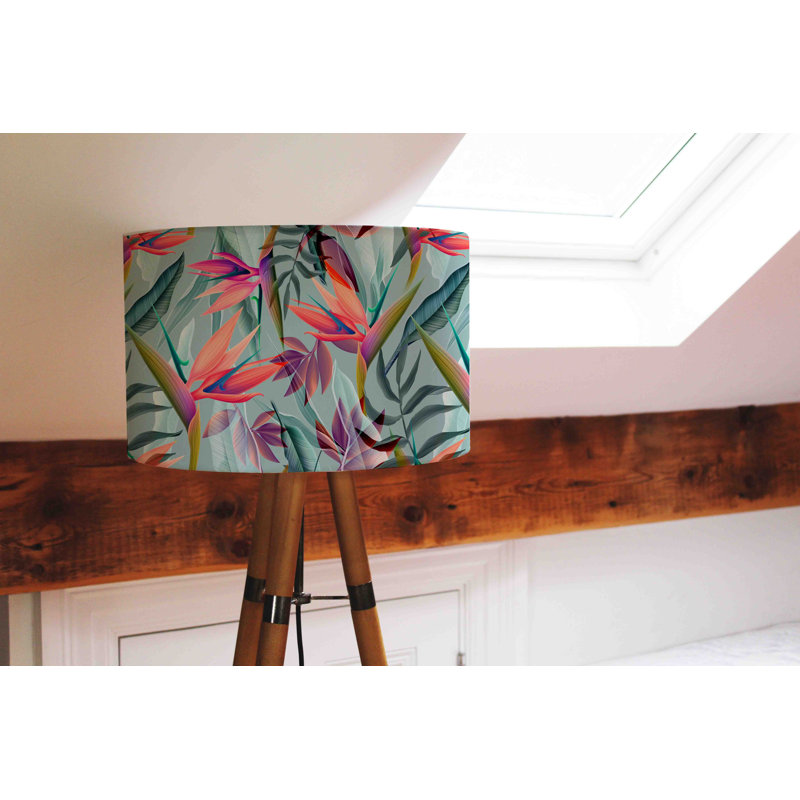 Cotton Drum Lamp Shade ( Uno ), 25cm H x 40cm W x 40cm D