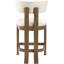 Tabouret de comptoir rembourré en cuir Phalan-428842838-428842865