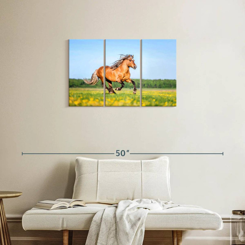Cheval Bramom Palomino, H 20 po x l 33 po