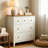 5 Drawer Dressser With Solid Wood Knobs