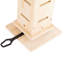 Plateforme d'escalade pour chat à hauteur réglable. Multi-niveaux. Fabriqué avec une planche multicouche en pin. Tapis en flanelle sur des étagères perchées. La conception verticale économise de l'espace. Assemblage facile sans