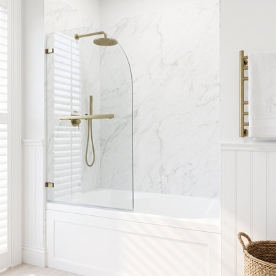 Orion Frameless Hinged Tub Door