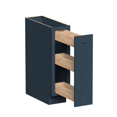 CASAINC Ready-to-Assemble W9"x D24"x H34.5" Kitchen Base Spicy Rack Cabinet