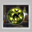 13.75" Lighted Black Cat Halloween Window Silhouette