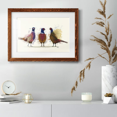 Trio de faisans