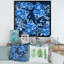 Fleurs bleues abstraites - Peinture sur toile-60162717-60162718