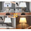 Ensemble de 2 lampes de chevet à contrôle tactile avec deux ports de charge USB, 3 lampes de table à DEL à intensité variable pour table de chevet, chambre à coucher, salon et bureau
